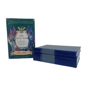 The Civil War 1861-1865 Grosset and Dunlap Hardcover Books Set of 2